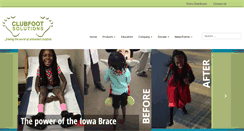 Desktop Screenshot of clubfootsolutions.org